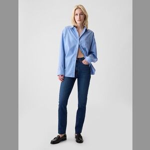 Gap Sky High Vintage Slim Jeans in Dark Indigo